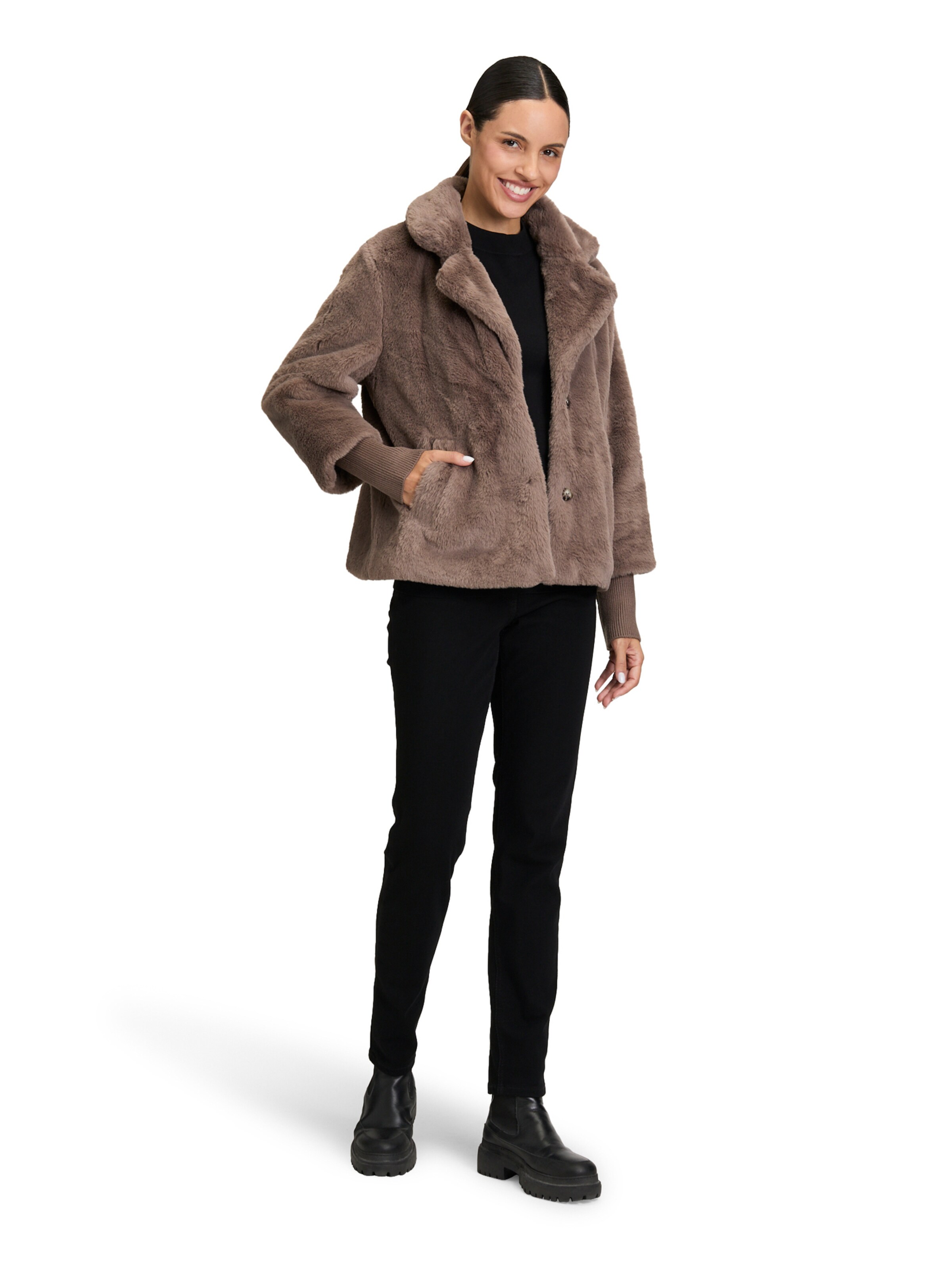 Veste mi-saison Betty Barclay en marron