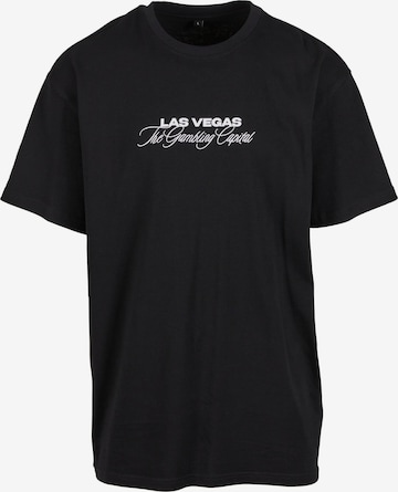 Mister Tee Shirt 'Gambling Capital' in Black: front