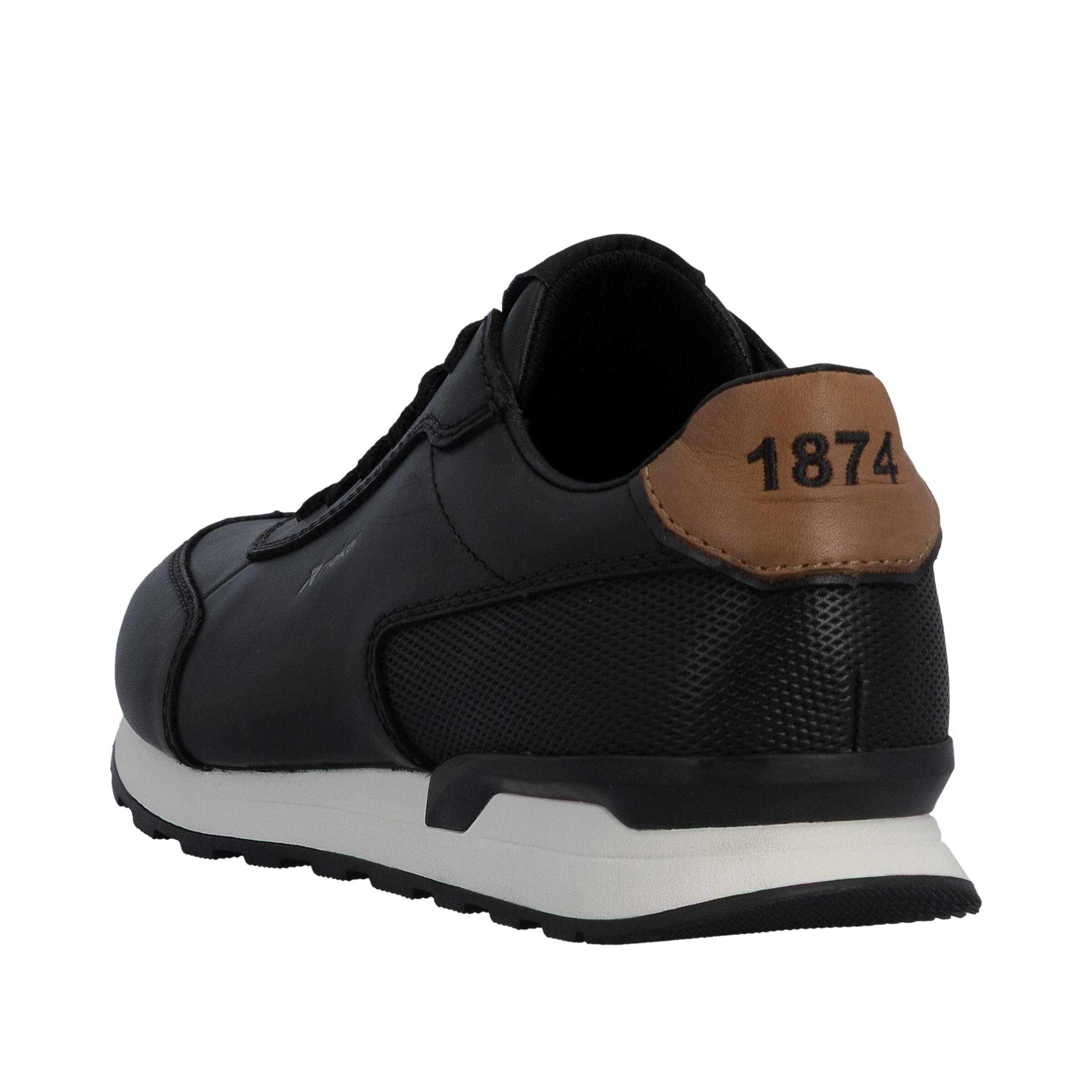 Chaussure à lacets Rieker en noir