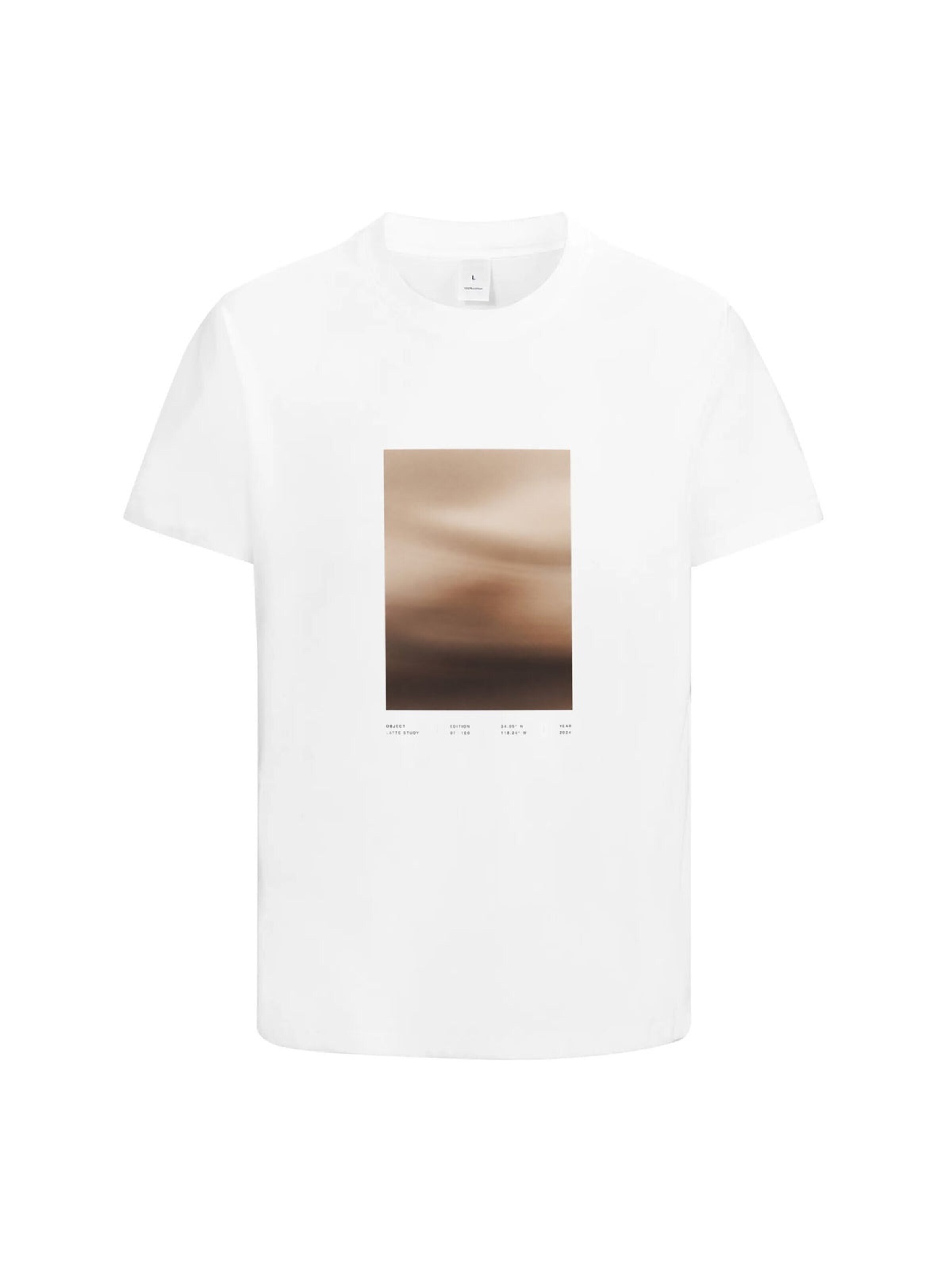 HUSKSWARE Shirt 'T-Shirt mit Motivprint' in White: front