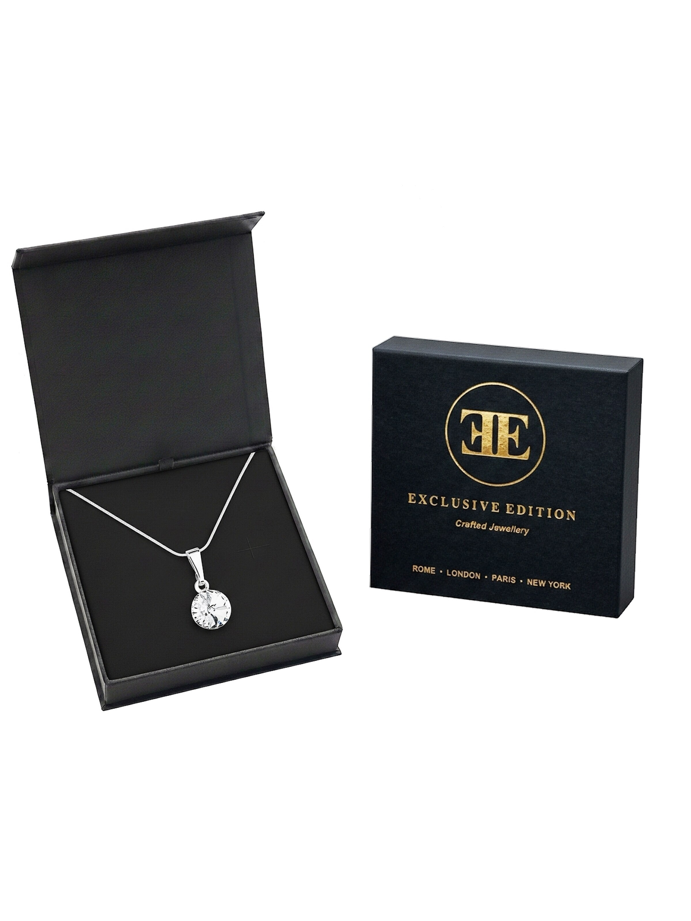 EXCLUSIVE EDITION Řetízek 'Rivoli adorned with Swarovski crystals' – průhledná