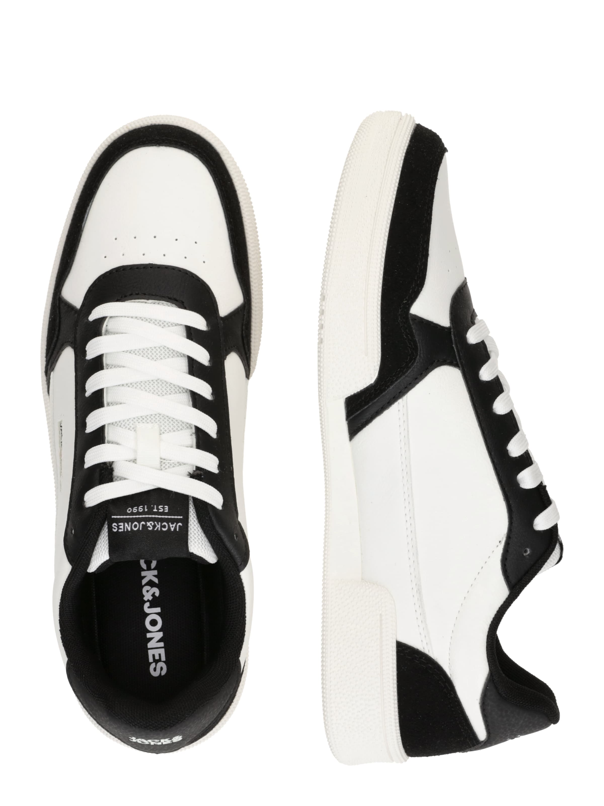 JACK & JONES Matalavartiset tennarit 'JFWBOUNCE' värissä valkoinen