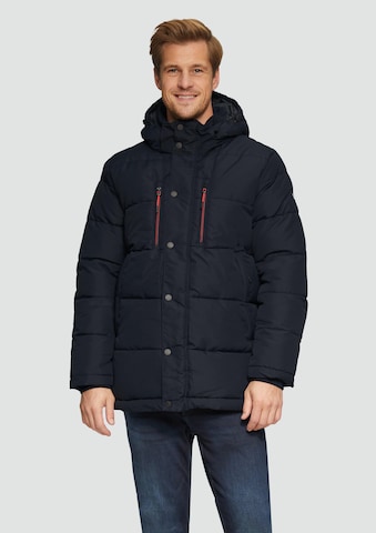 s.Oliver Winterparka in Blauw: voorkant