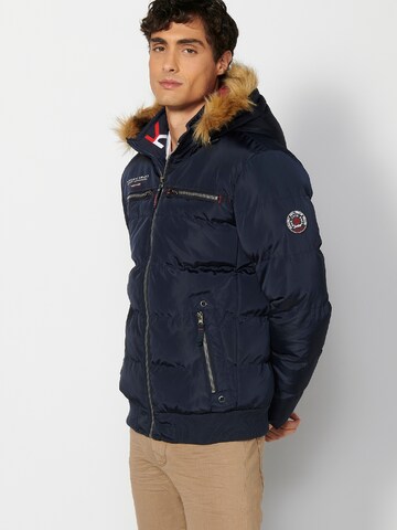 KOROSHI Winter jacket in Blue