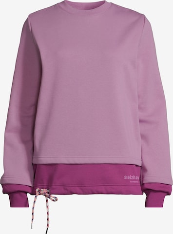 Sweat-shirt 'Sagespöne' salzhaut en rose : devant