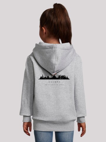 Sweat-shirt 'Escape Discover the World Asian Town' F4NT4STIC en gris : devant