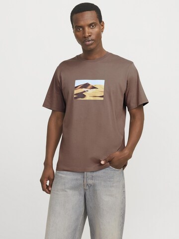 JACK & JONES Bluser & t-shirts 'JORVesterbro' i brun: forside