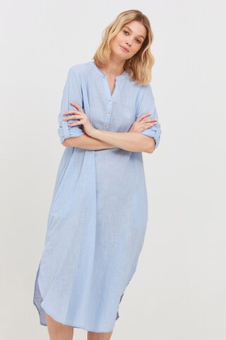 b.young Shirt Dress in Blue: front