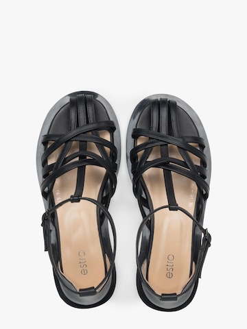 Estro Sandaal '11-10-81' in Zwart