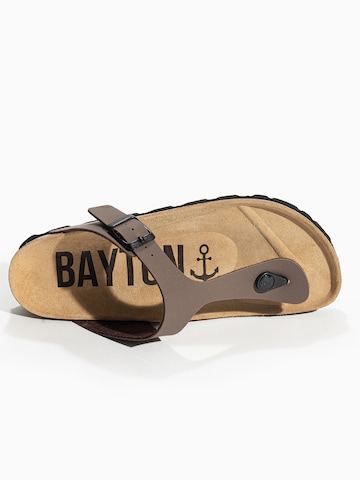 Bayton T-bar sandals 'Mercure' in Brown