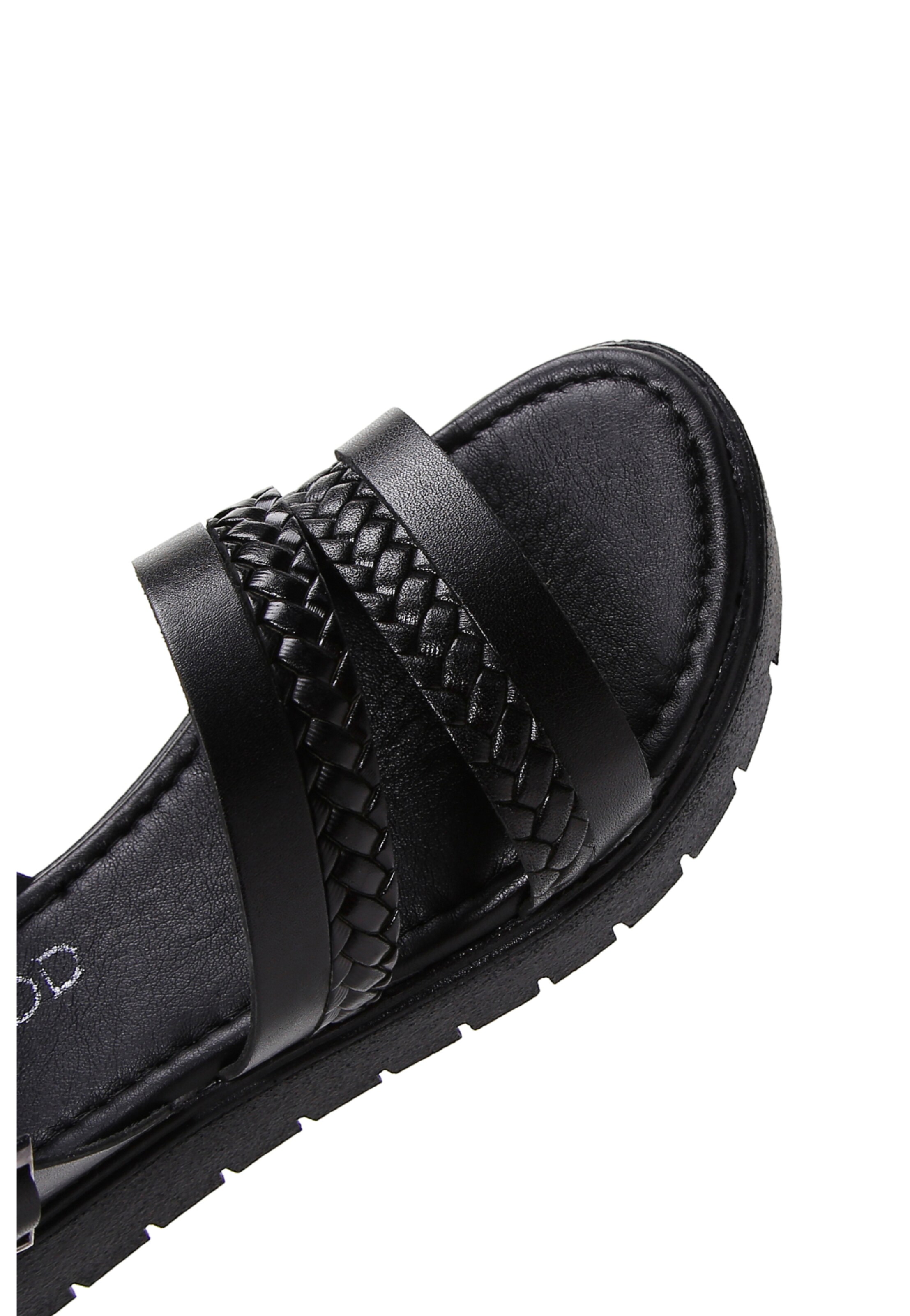 Sandales à lanières Derimod en noir