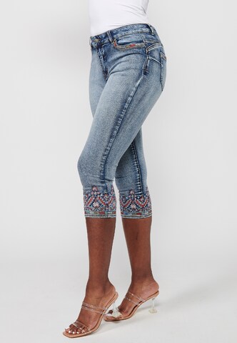 KOROSHI Skinny Jeans in Blau