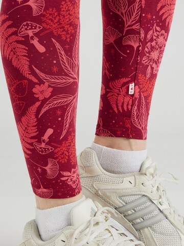 Blutsgeschwister Skinny Leggings in Rot