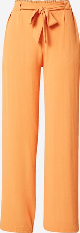 Hailys Loose fit Pleat-Front Pants 'Delila' in Orange: front