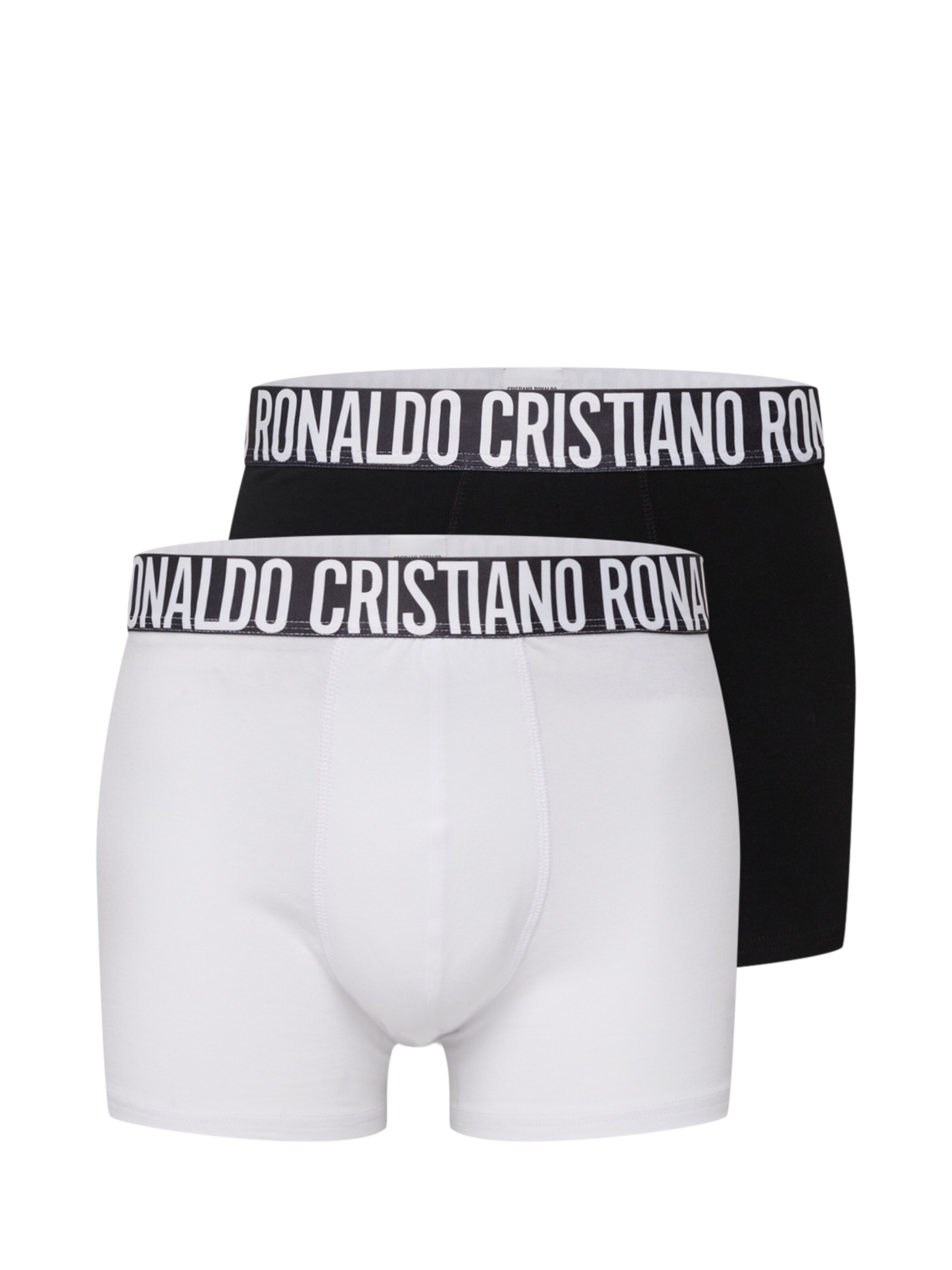 Männer Wäsche CR7 - Cristiano Ronaldo Boxershorts in Schwarz, Weiß - LU91447