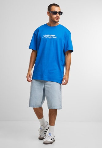 Mister Tee Shirt 'Gambling Capital' in Blue