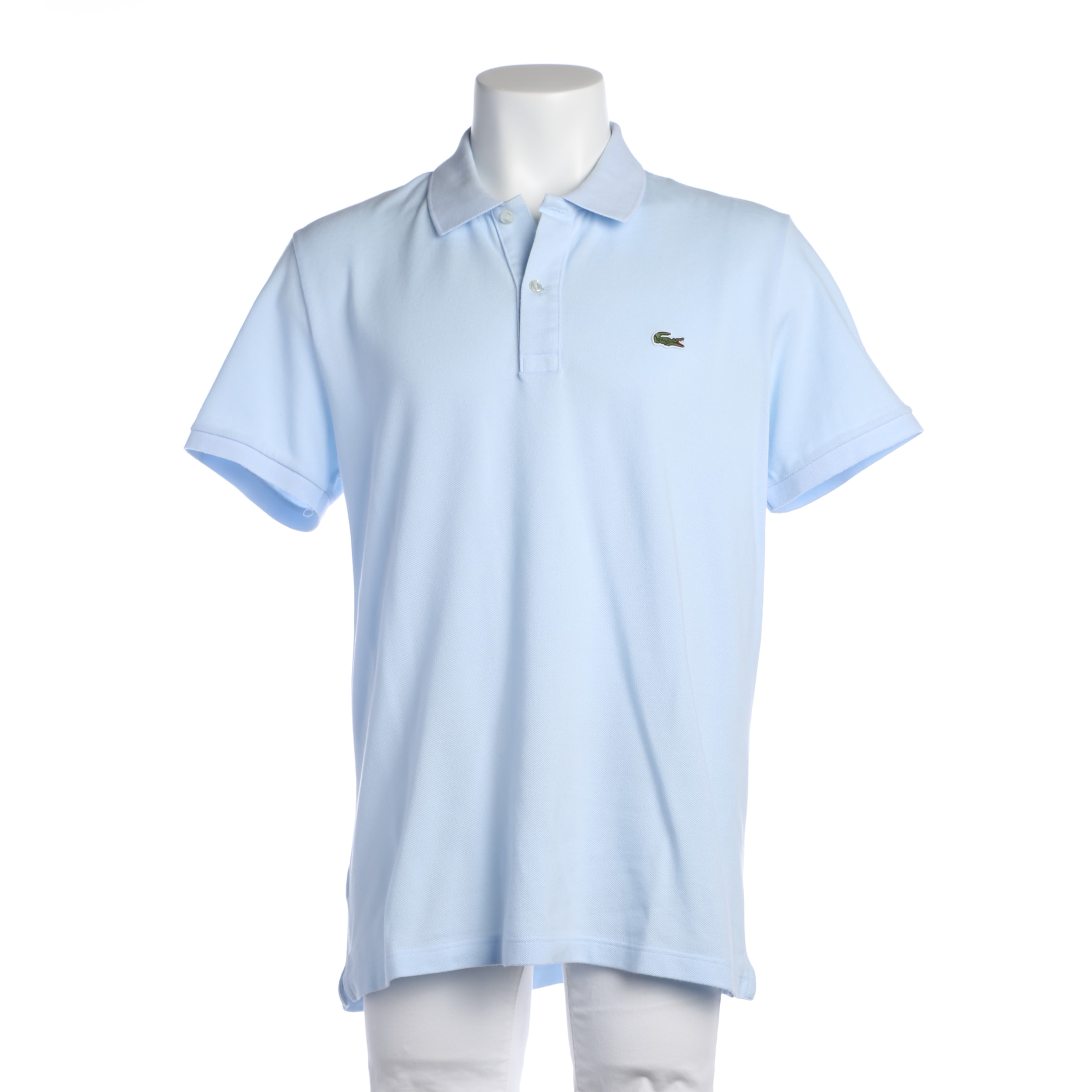 LACOSTE Shirt in M in Blue: front