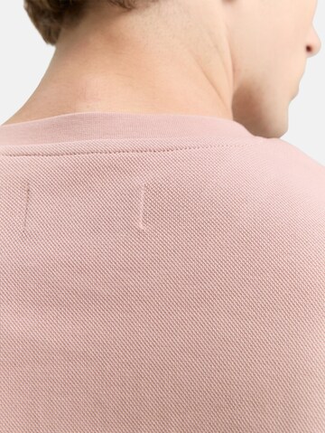 TOM TAILOR DENIM Sweatshirt in Rood