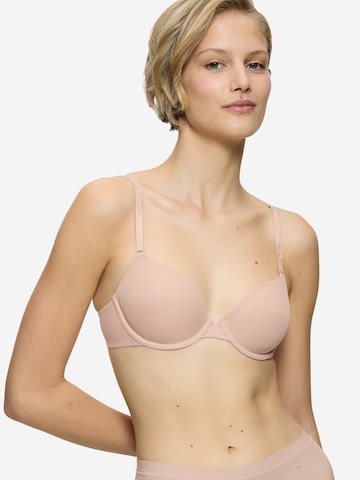 TRIUMPH T-shirt сутиен Сутиен 'Body Make-Up' в бежово