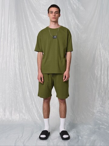 T-Shirt Antioch en vert : devant