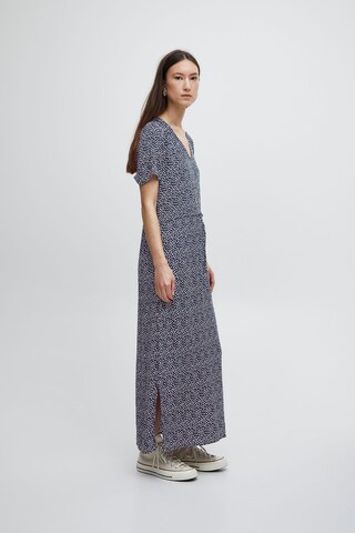 ICHI Shirt Dress 'Ihmarrakech' in Blue: front