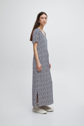 ICHI Shirt Dress 'Ihmarrakech' in Blue: front