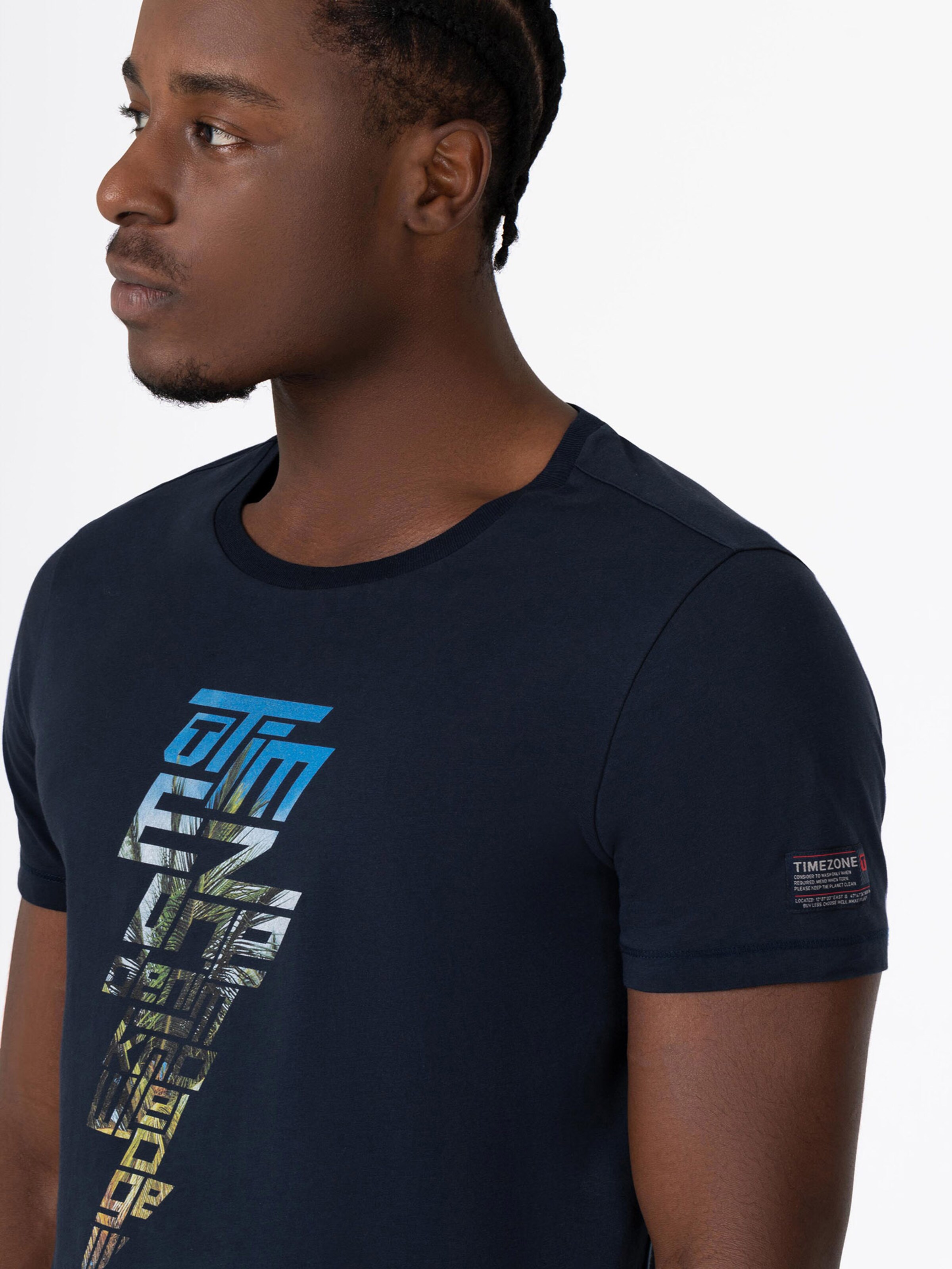Männer Große Größen TIMEZONE T-Shirt 'Flash' in Navy - KM44720 Männer Große Größen TIMEZONE T-Shirt 'Flash' in Navy - KM44720