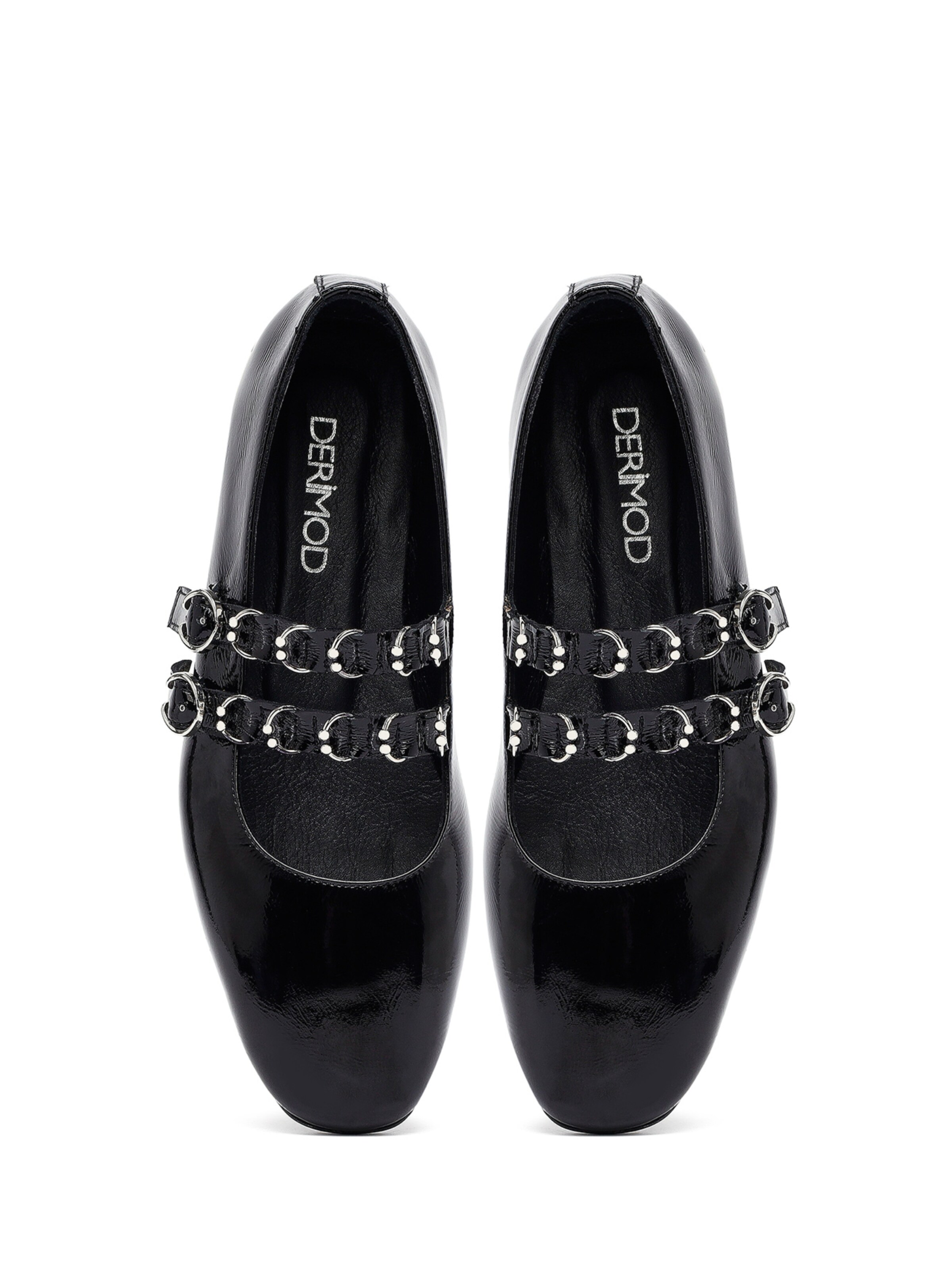 Ballerines à lanières Derimod en noir