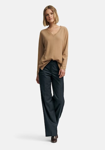 Peter Hahn Wide leg Broek in Blauw