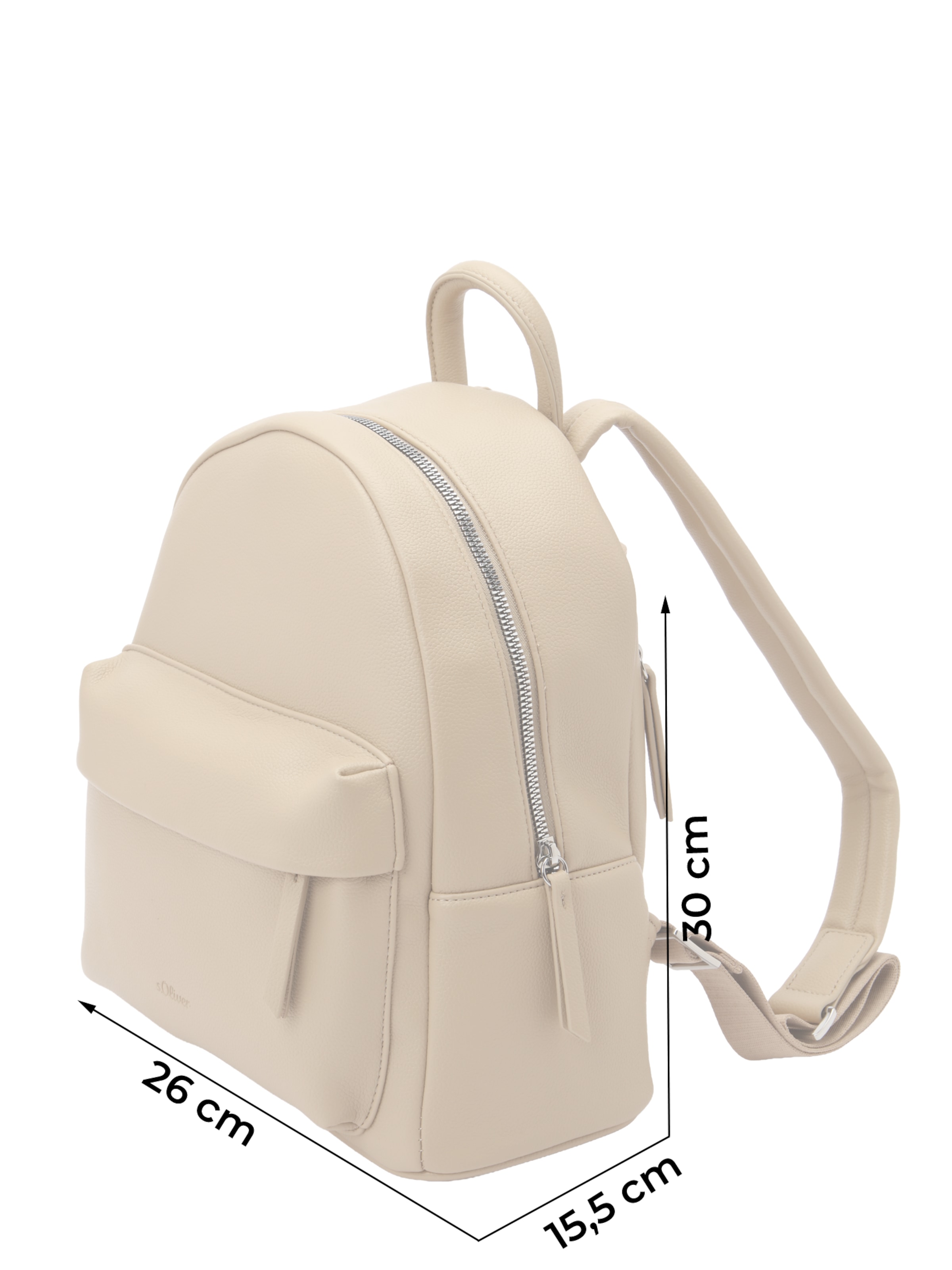 s.Oliver Sac à dos en cappuccino, Vue avec produit