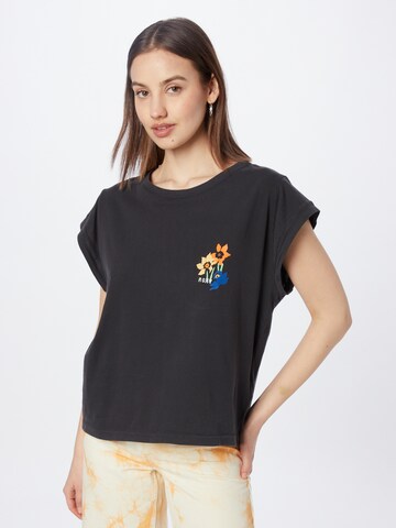 ROXY Shirt 'UNITE THE WAVE' in Black: front