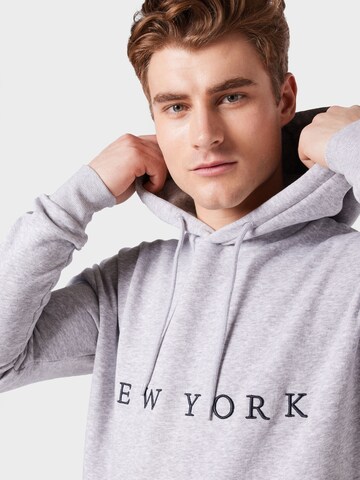 JACK & JONES Sweatshirt 'STATE' in Grijs