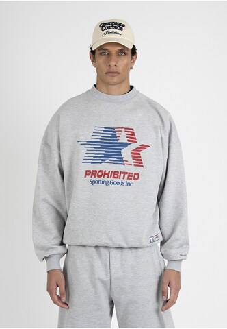 Prohibited Sweatshirt in Grau: Vorderseite
