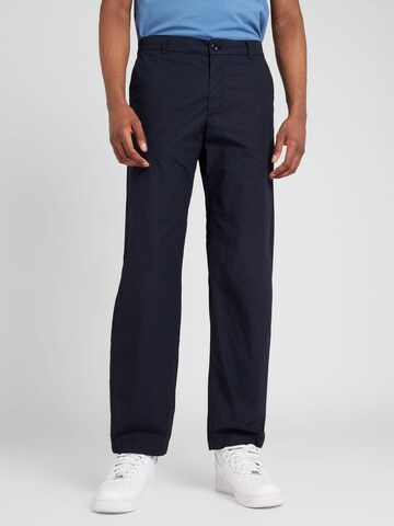 NORSE PROJECTS - Regular Calças chino 'Andersen' em azul: frente