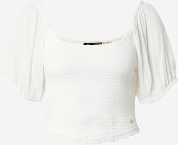 Superdry - Blusa em branco: frente