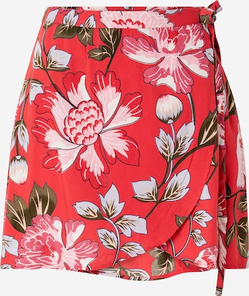 PIECES Skirt 'FLORA' in Red: front