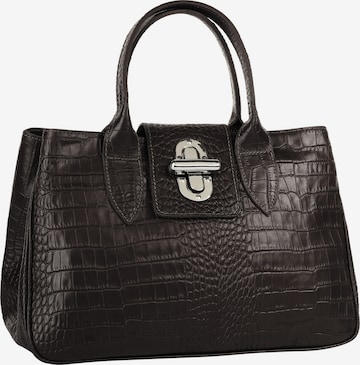 Cluty Handbag in Brown: front