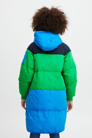 ICHI Winter Coat 'BUNALA' in Blue