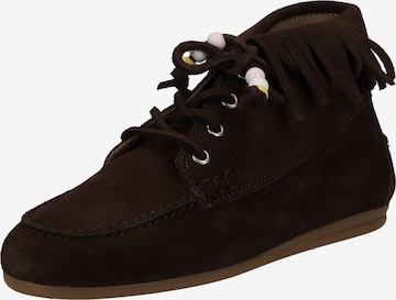 Bottines à lacets PAVEMENT en marron : devant