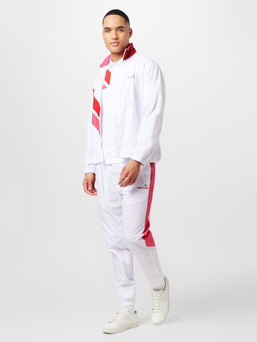 Effilé Pantalon de sport 'ORTICA' Sergio Tacchini en blanc
