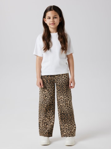 Wide leg Pantaloni 'NKFRose' de la NAME IT pe maro