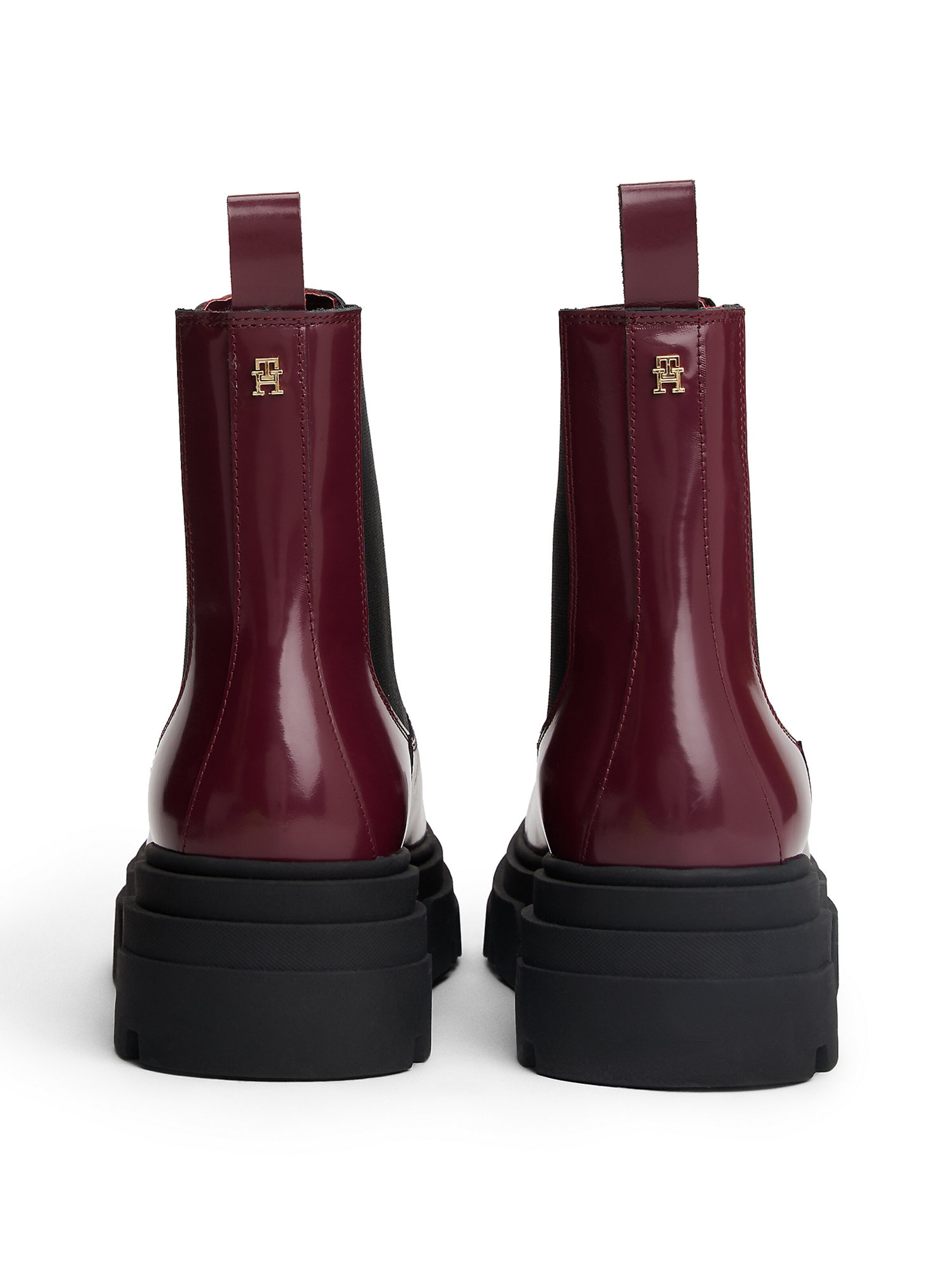 TOMMY HILFIGER Chelsea boots in Red