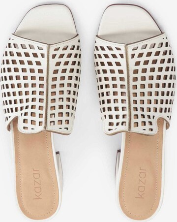 Mule Kazar en blanc