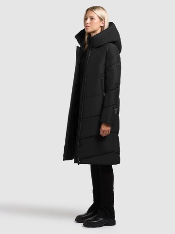 Manteau d’hiver 'Jange2 Matt' khujo en noir