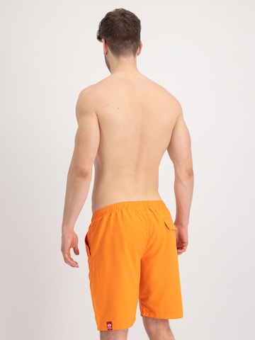 ALPHA INDUSTRIES Regularen Športne hlače | oranžna barva