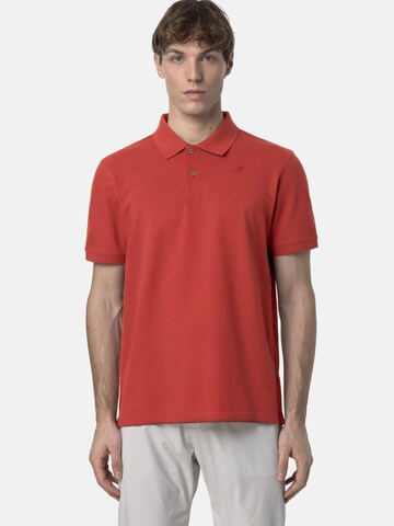 K-Way - Camiseta 'K-WAY AMEDEE PIQUE SLIM T-Shirt e Polo' en rojo: frente