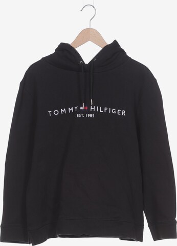 TOMMY HILFIGER Sweatshirt & Zip-Up Hoodie in XXL in Black: front