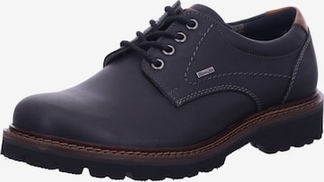 Chaussure à lacets 'Schnürschuh Herren 383 50 Echtleder in schwarz' SIOUX en noir : devant