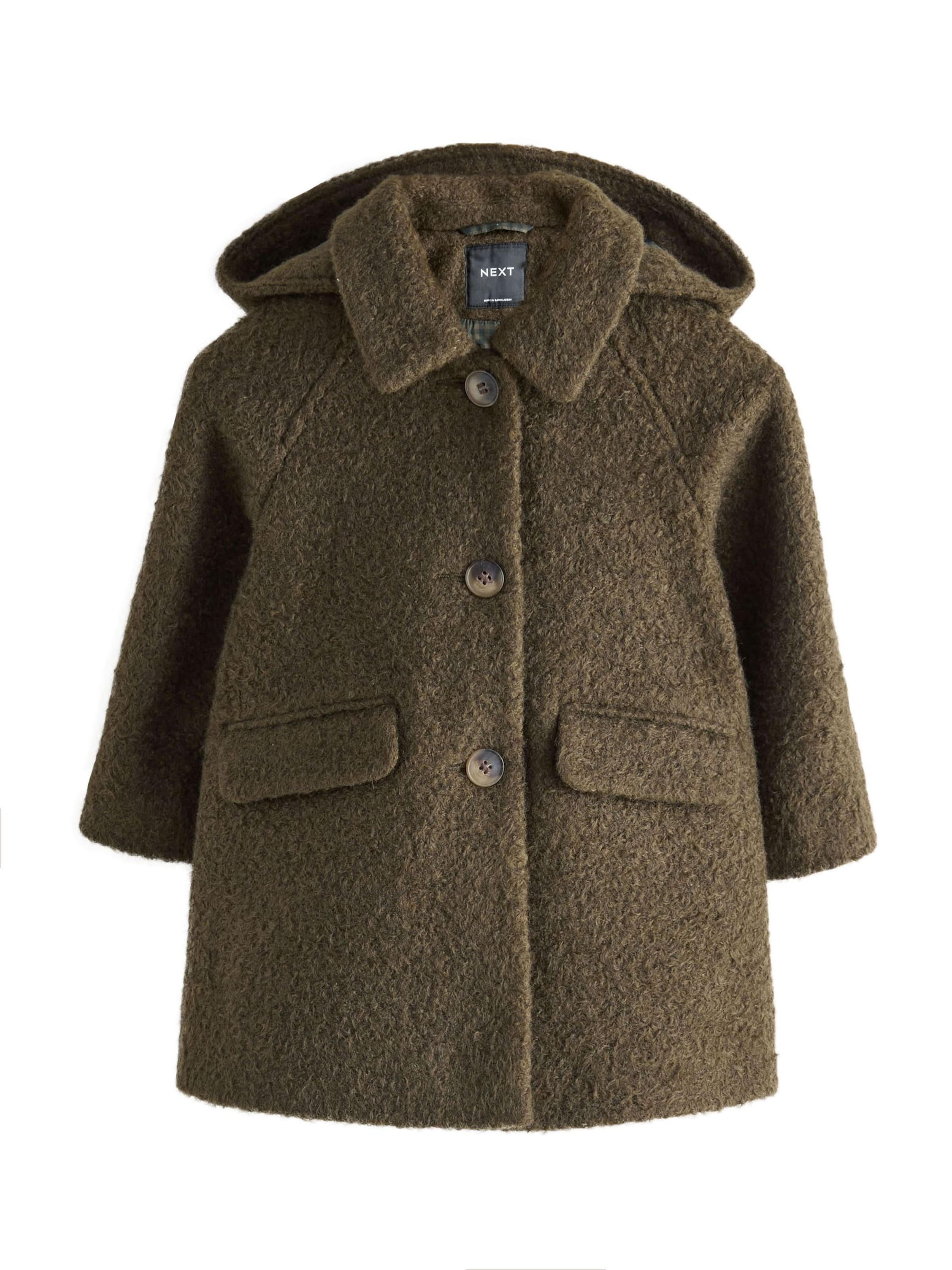 Next Płaszcz w kolorze zielony: przód