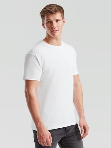 FRUIT OF THE LOOM Bluser & t-shirts 'Premium T-shirt' i hvid: forside